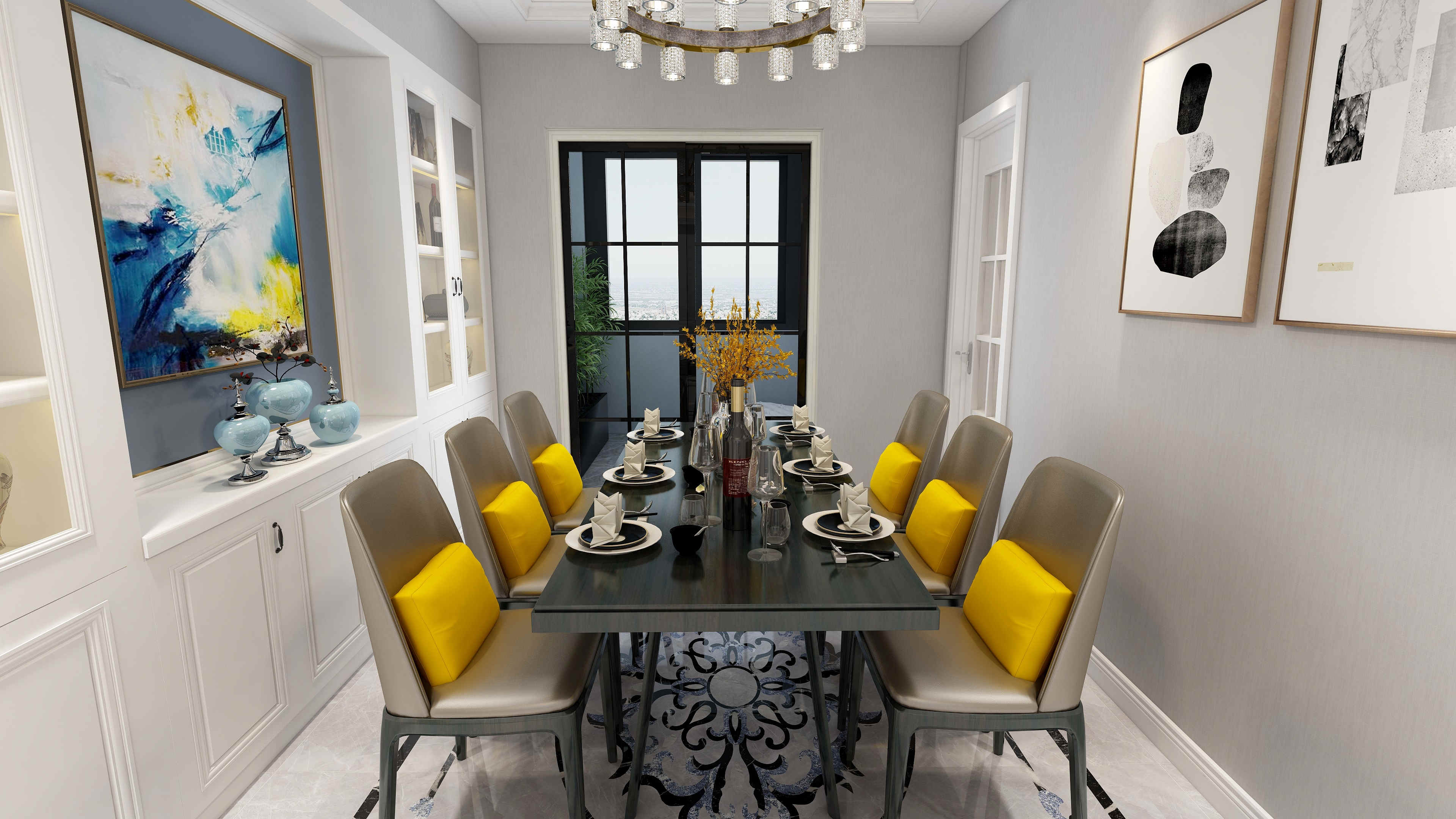 龍湖九里晴川-現(xiàn)代簡約-臥室設(shè)計效果圖