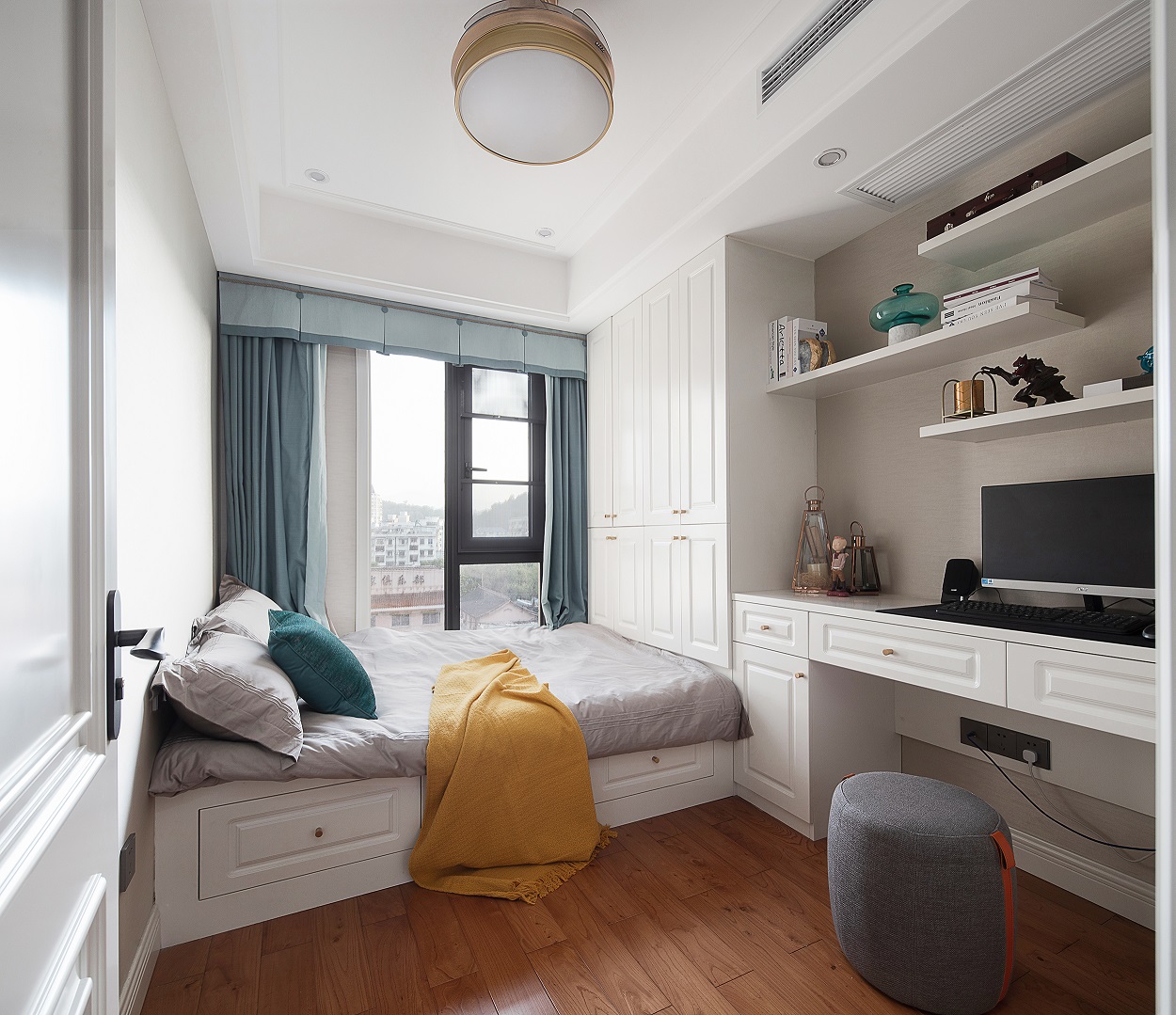 龍湖九里晴川-現(xiàn)代簡約-臥室設計效果圖