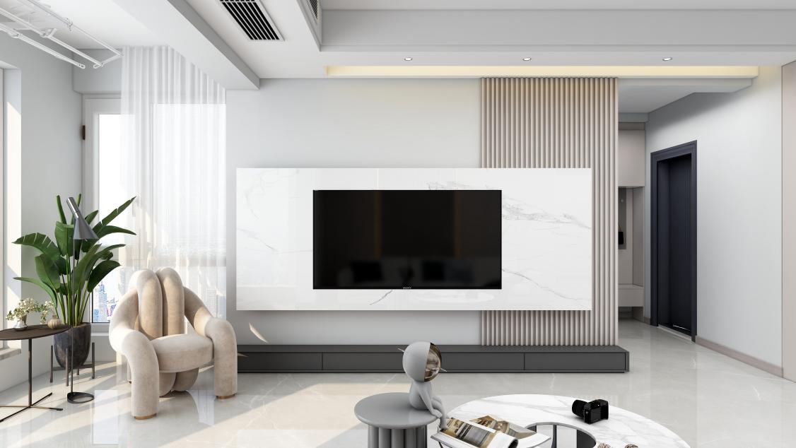 龍湖九里晴川-現(xiàn)代簡約-臥室設計效果圖